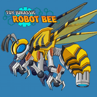 Toy Jurassic Robot Bee