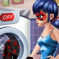 Washing Costumes Ladybug